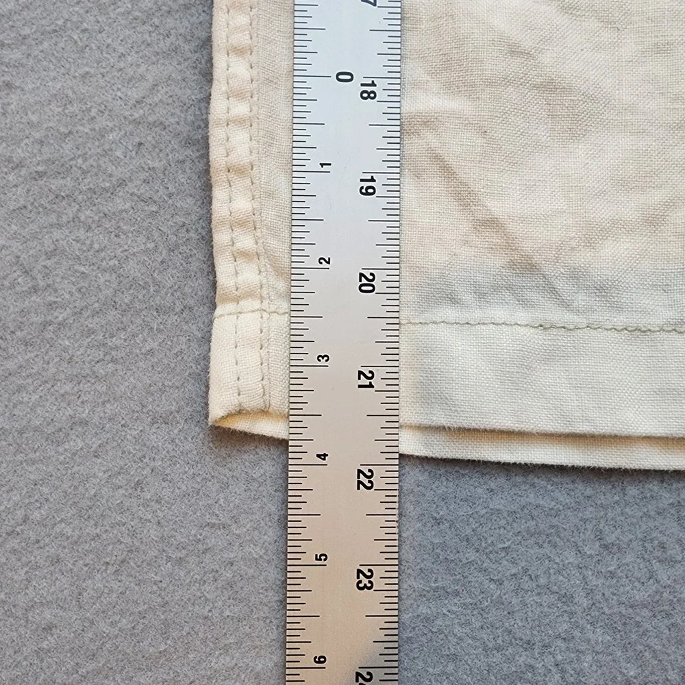 Tommy Bahama Relax 100% Linen Shorts Men's Large Light Cream Beige coastal beach
